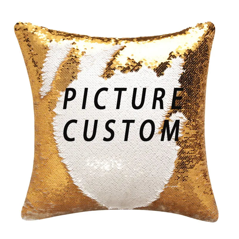 Custom Pattern Sequin Cushion