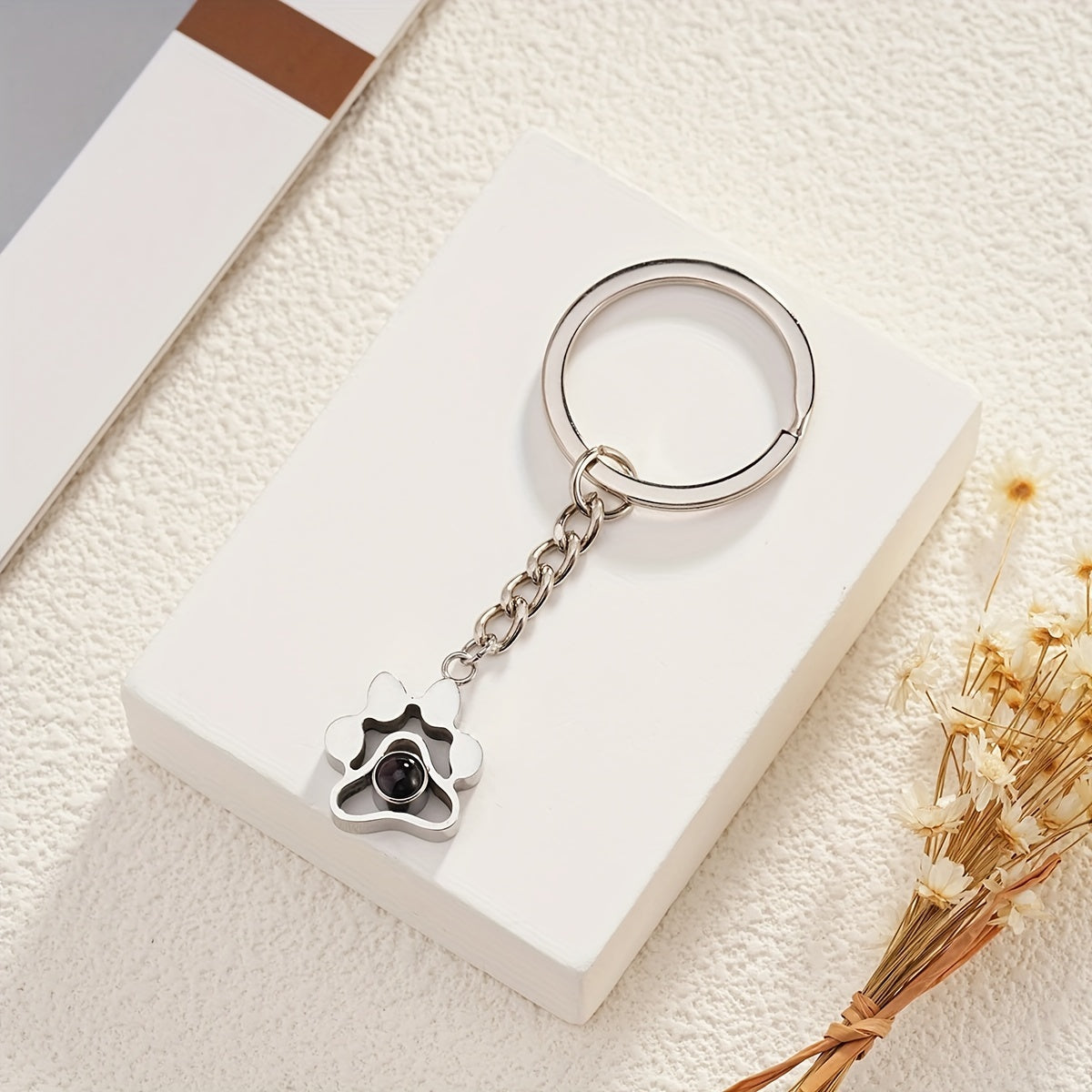 Paw Projection Keychain