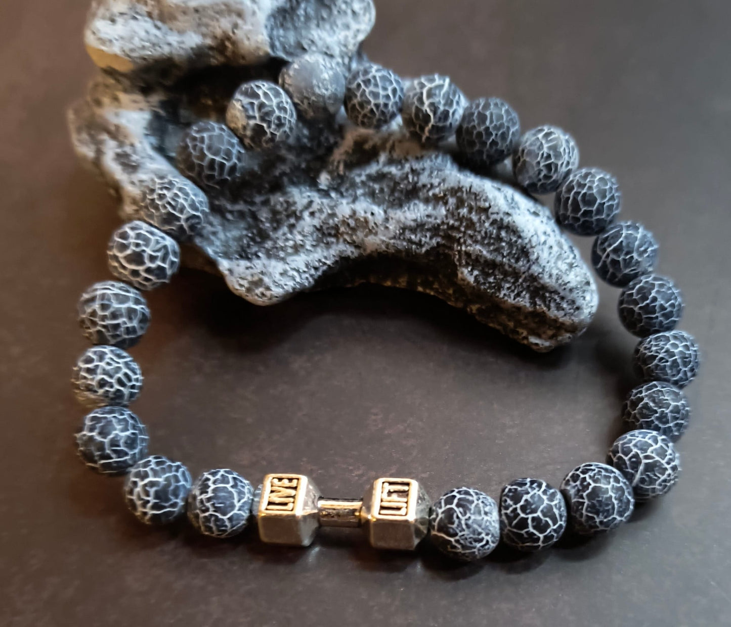 Dumbbell Bracelet Frozen for men