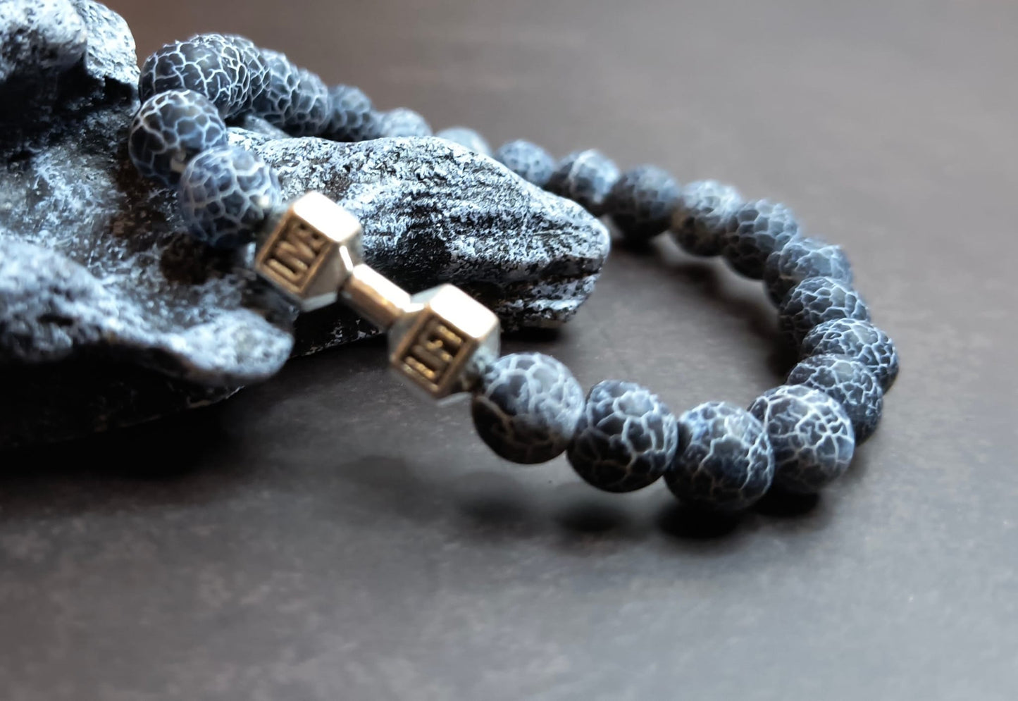 Dumbbell Bracelet Frozen for men