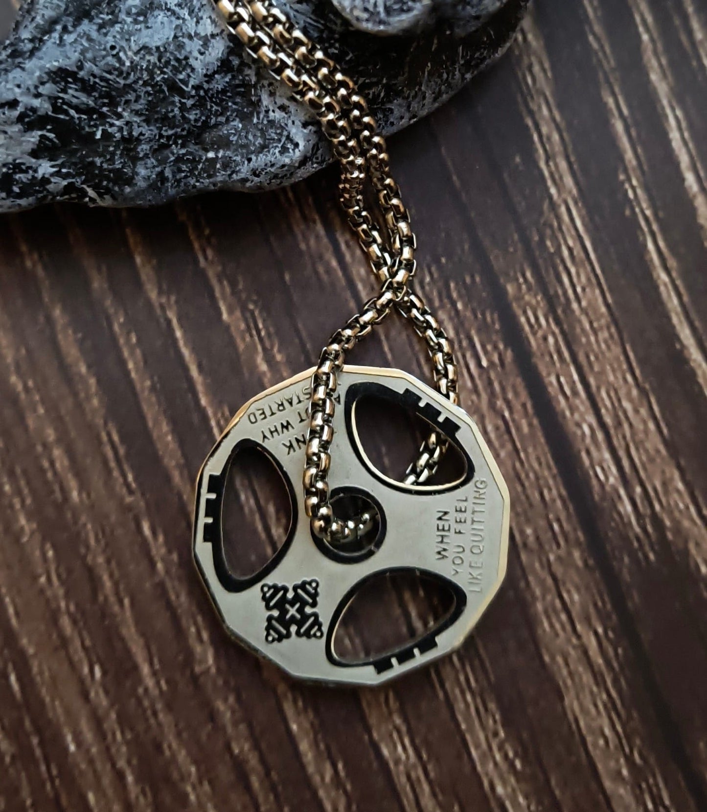 Weight Plate Necklace For Men