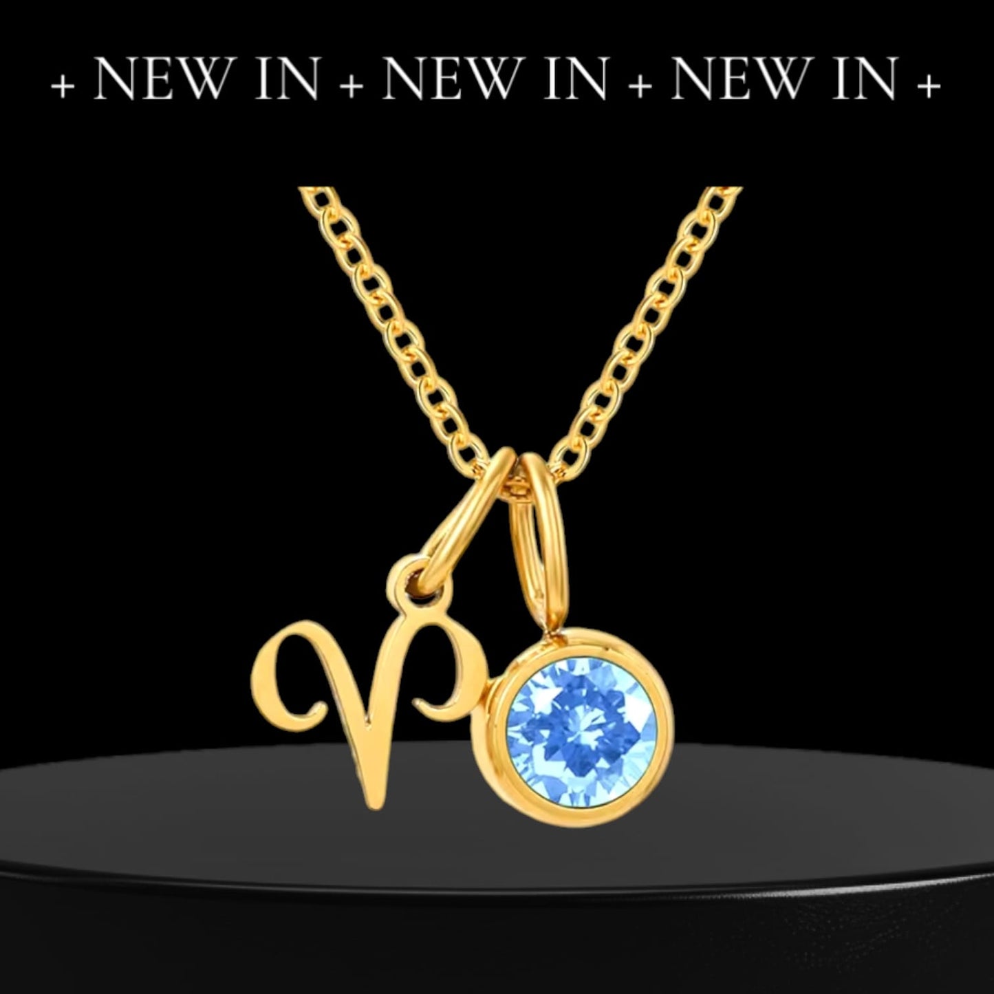 Zodiac Signs With Birthstone Necklace For Women