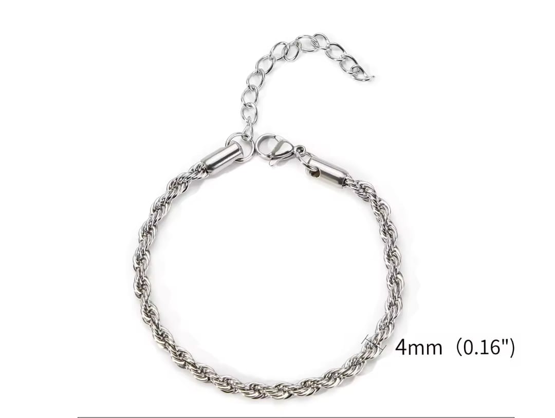 Twin Chain Bracelet For Men