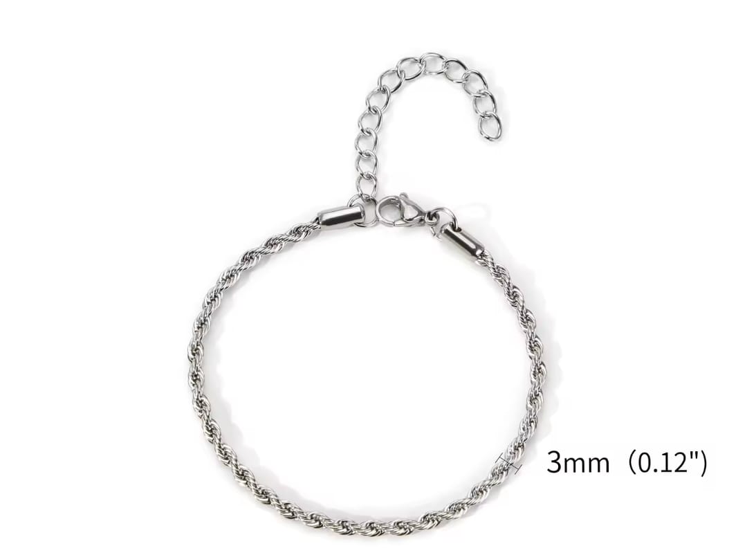 Twin Chain Bracelet For Men