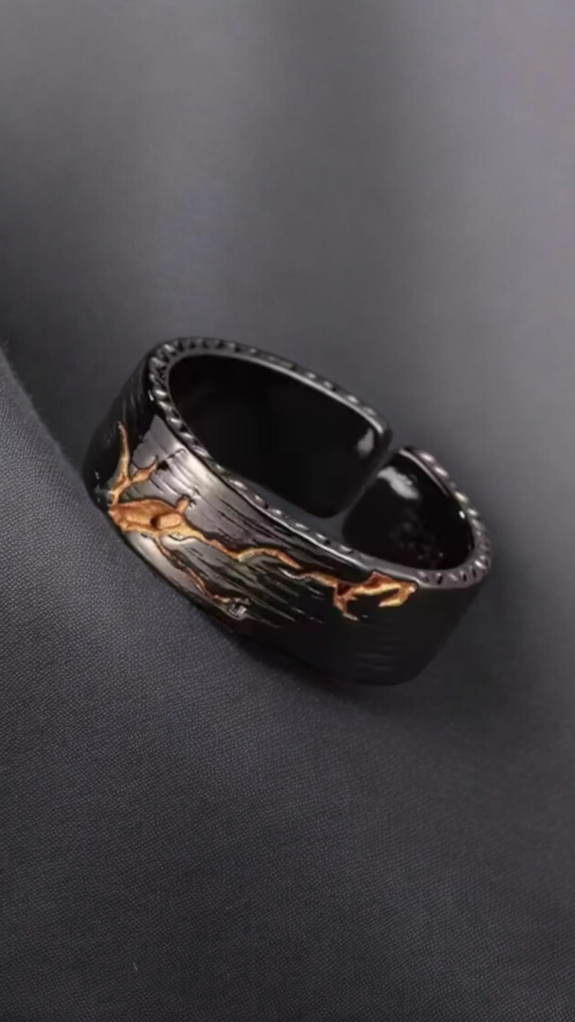 Gold River Ring For Men