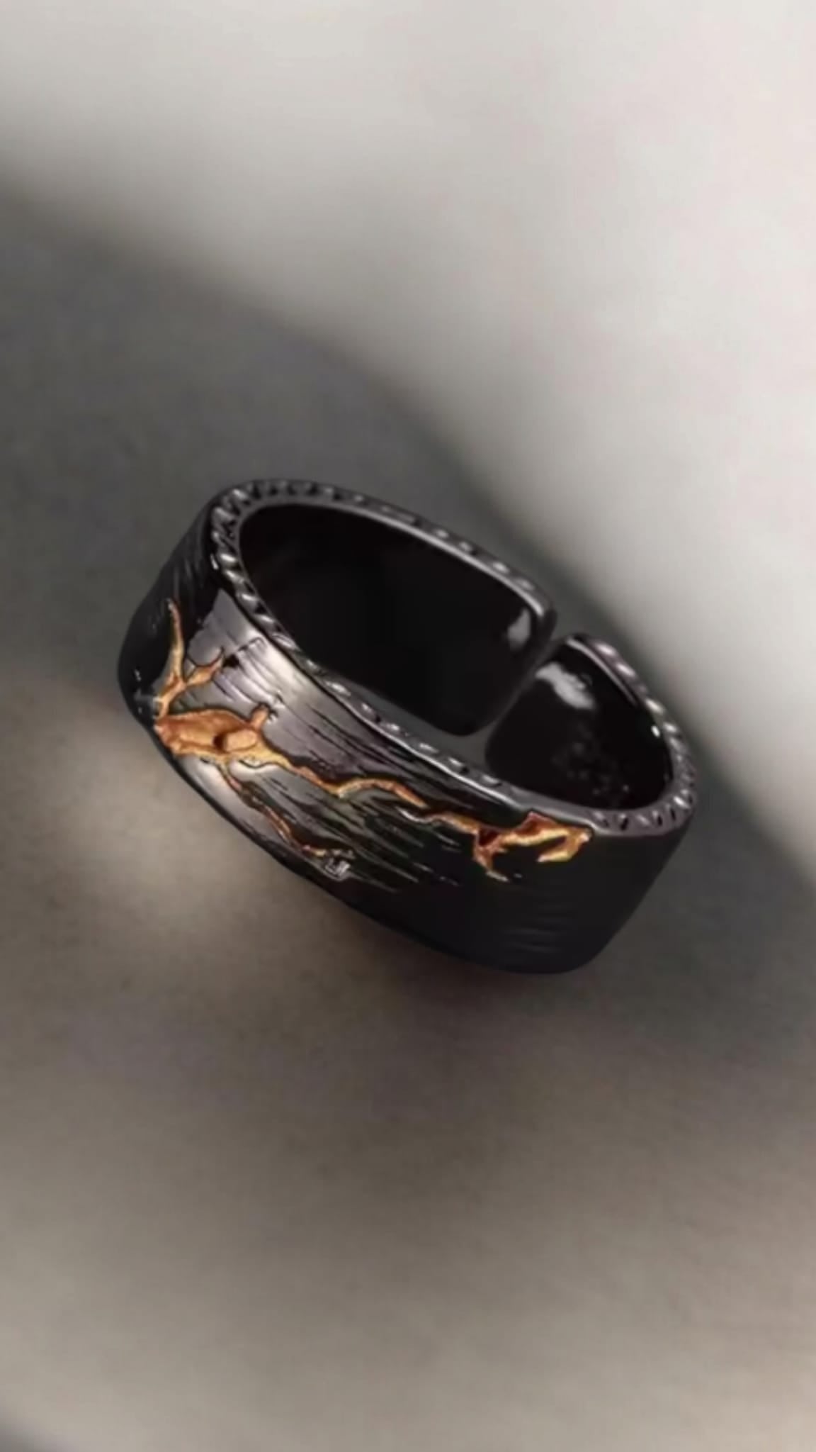 Gold River Ring For Men