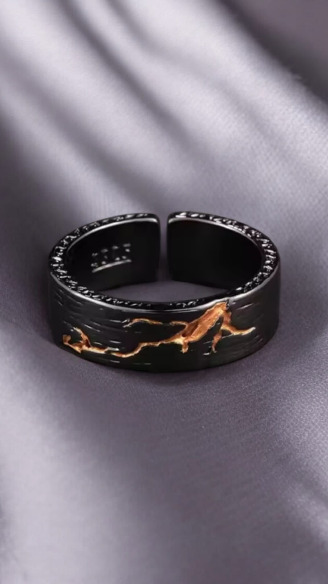 Gold River Ring For Men