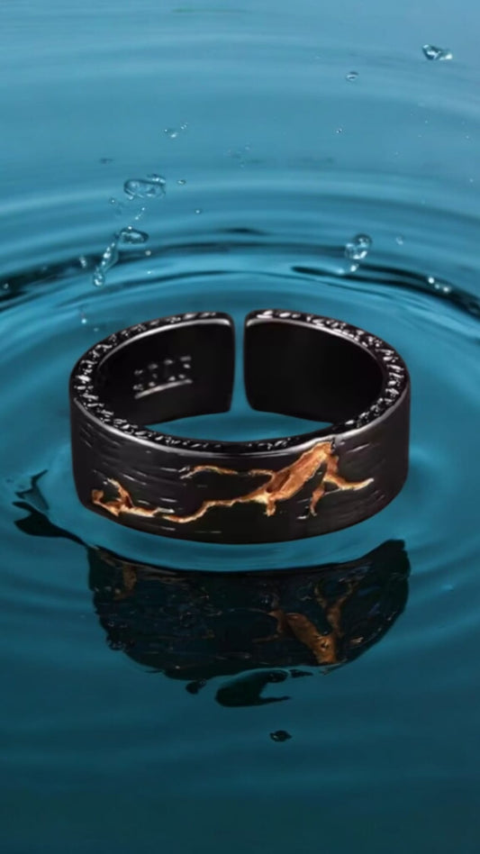 Gold River Ring For Men