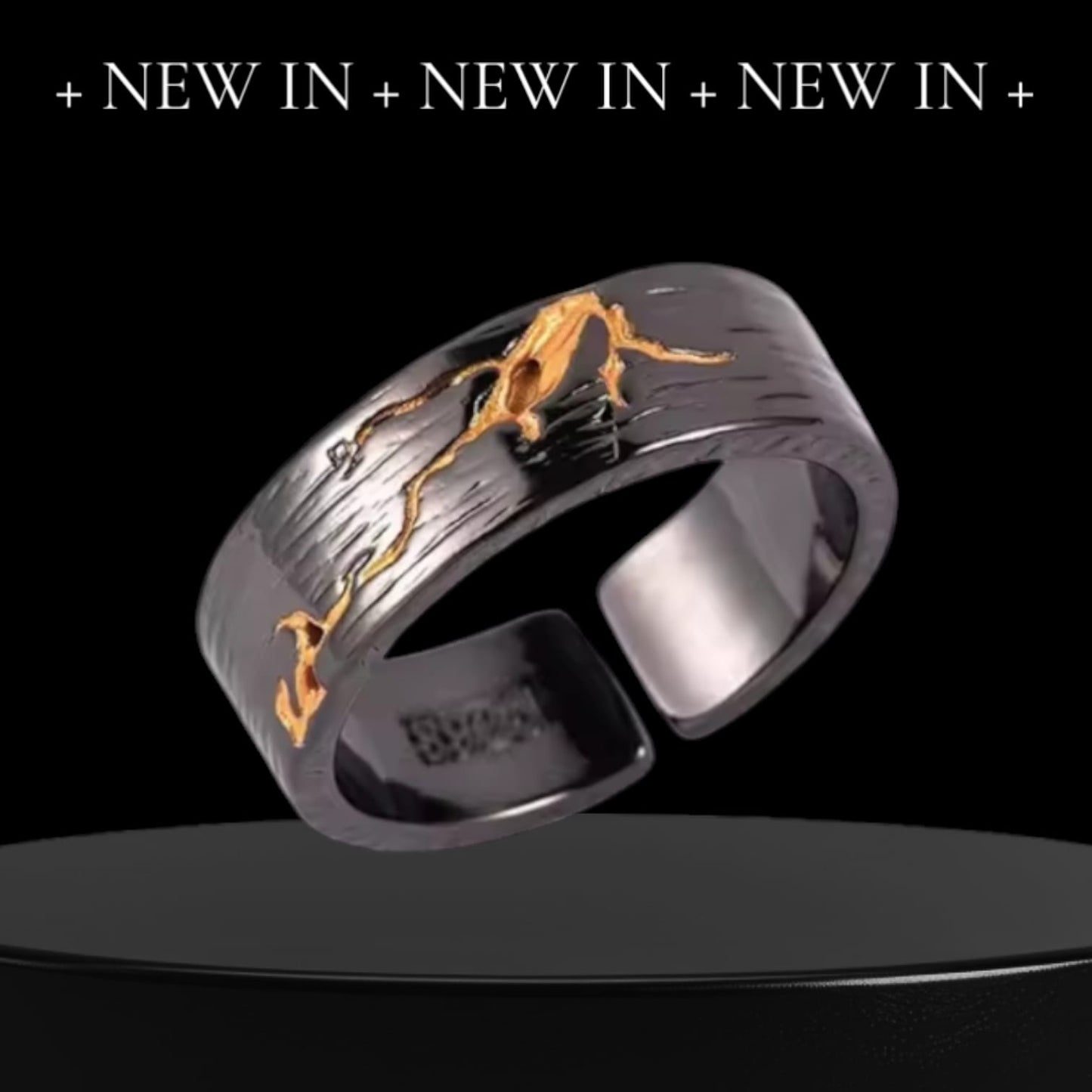 Gold River Ring For Men