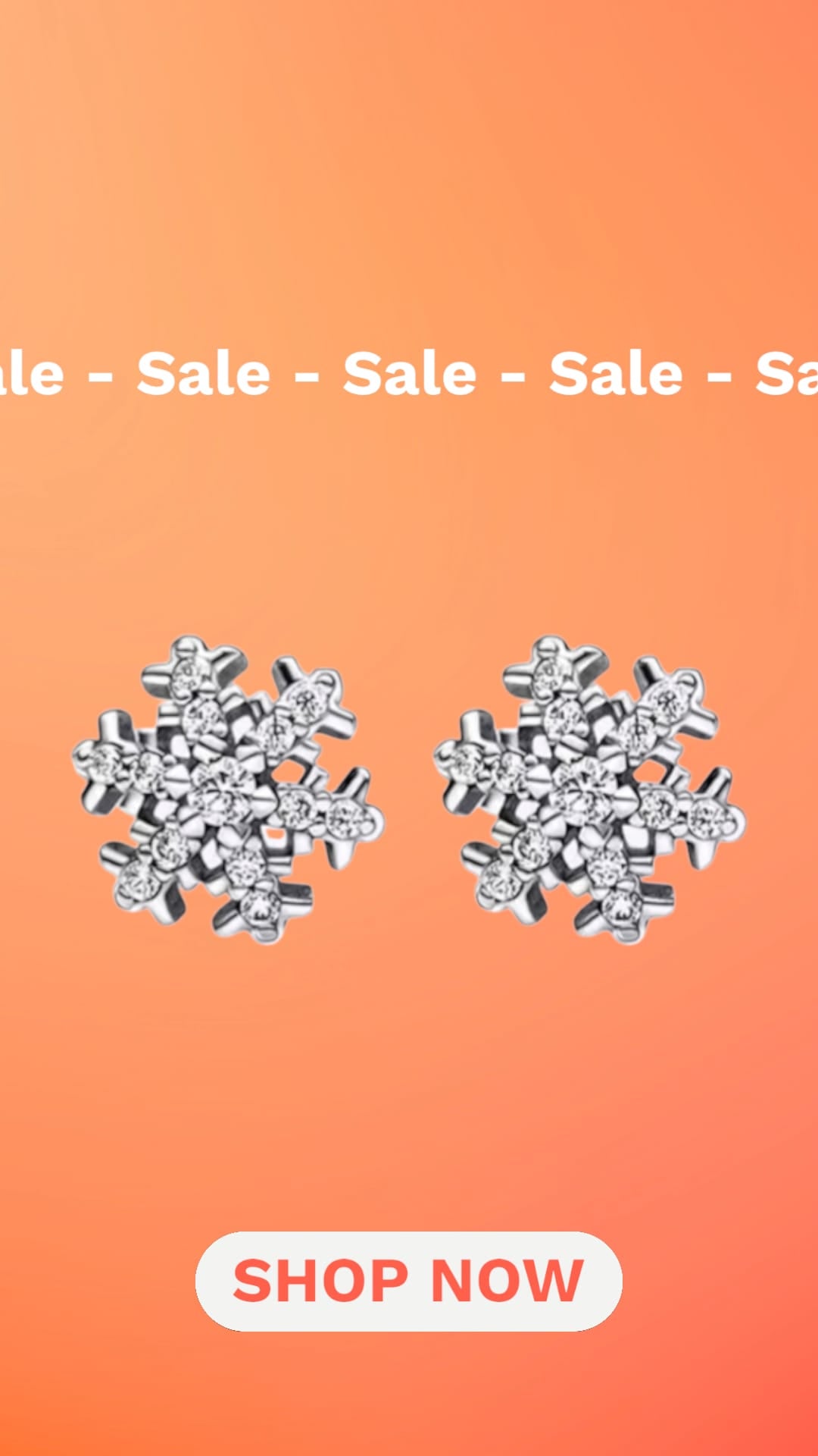 Snow Flake Earrings For Women