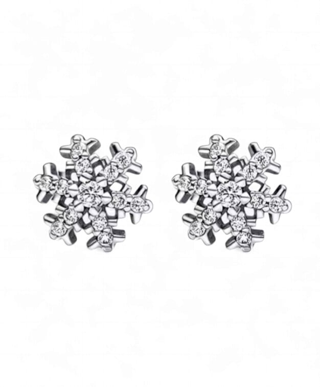 Snow Flake Earrings For Women