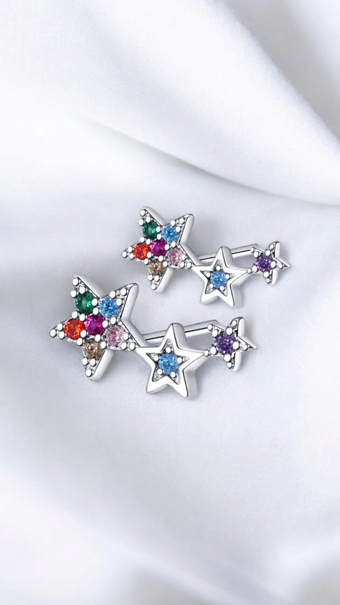 Multi Star Earrings For Women