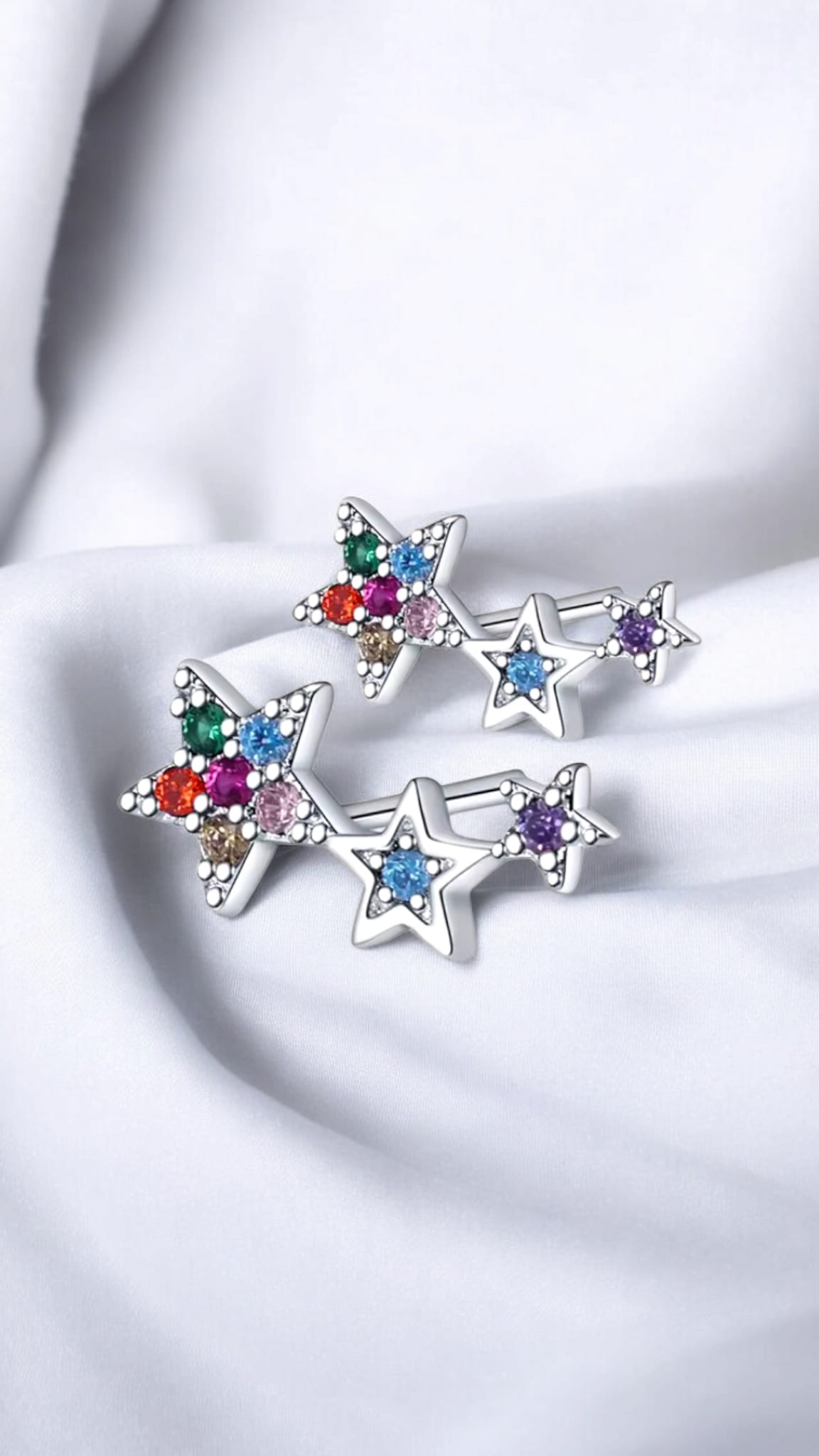 Multi Star Earrings For Women