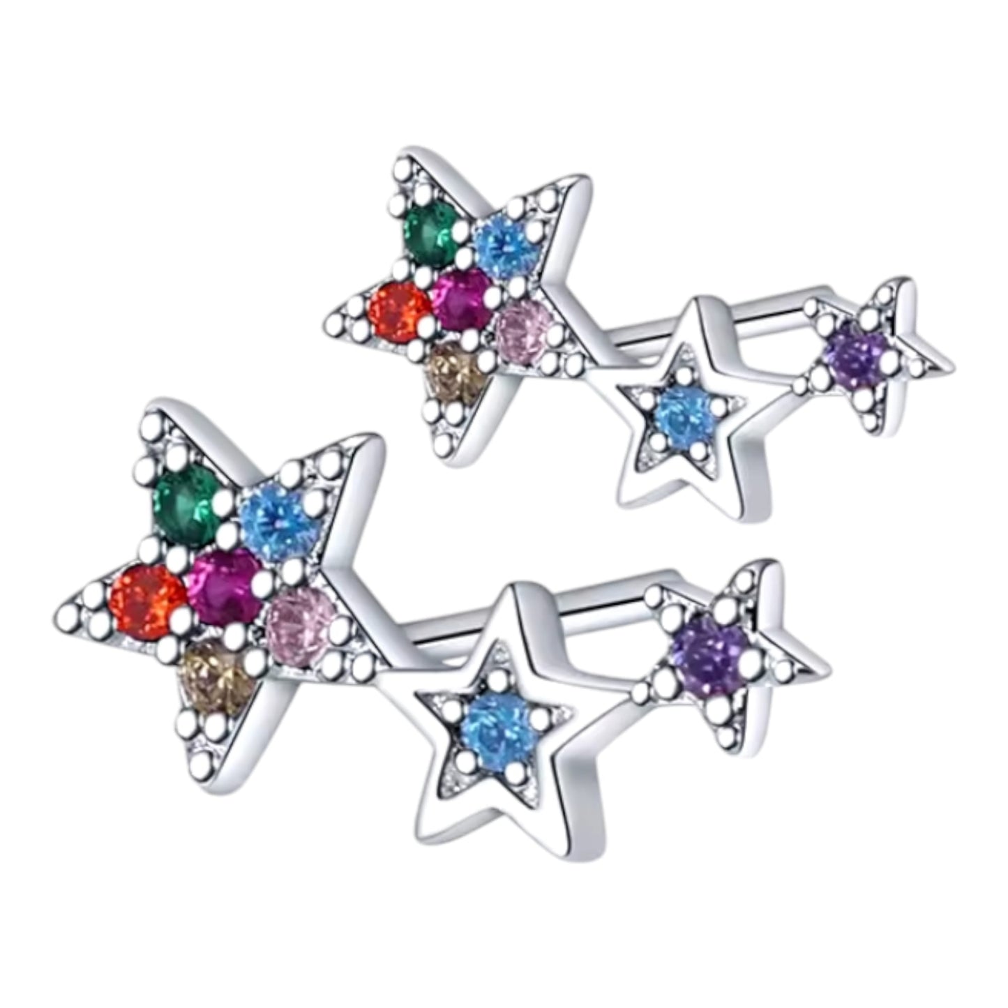 Multi Star Earrings For Women