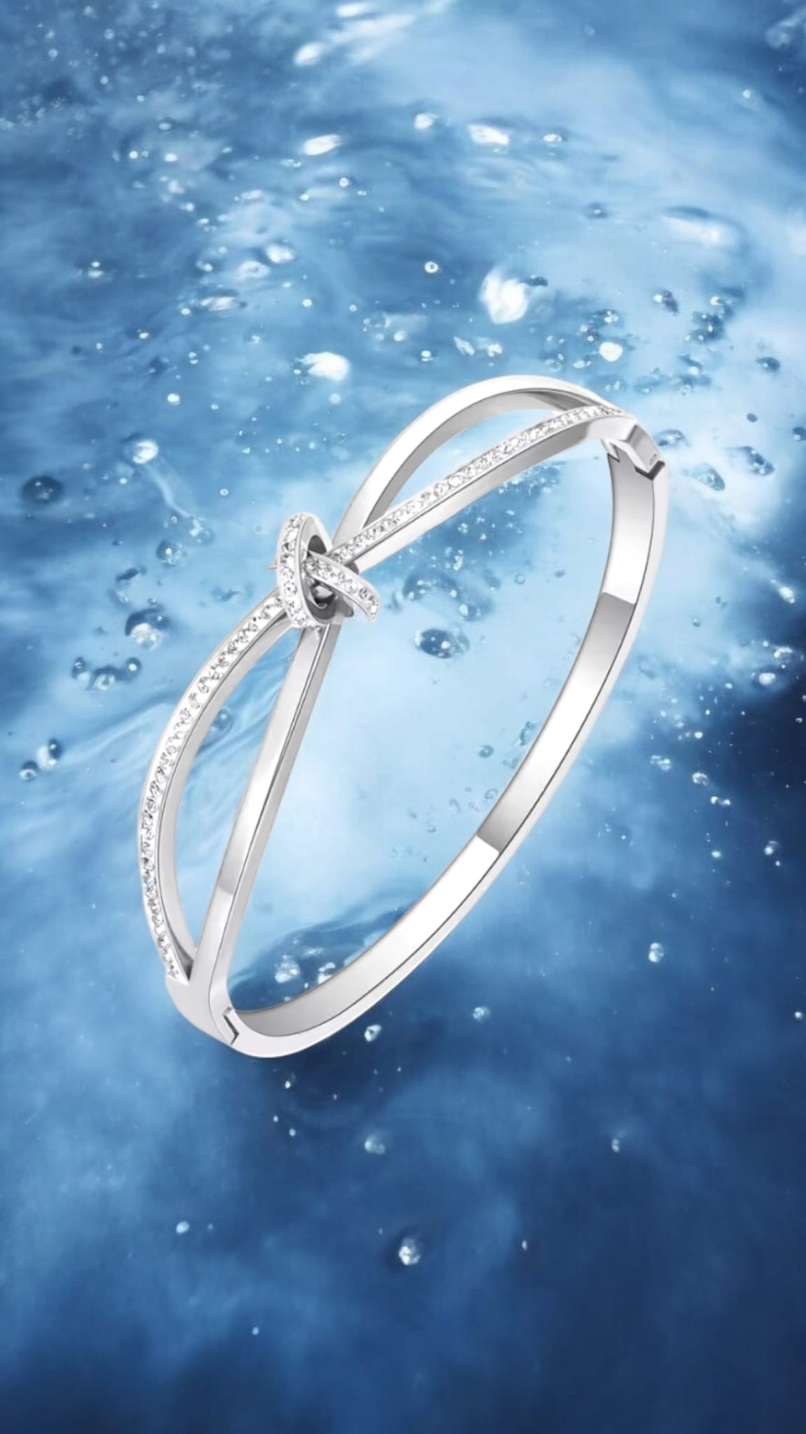 Knot Bangle Bracelet For Women