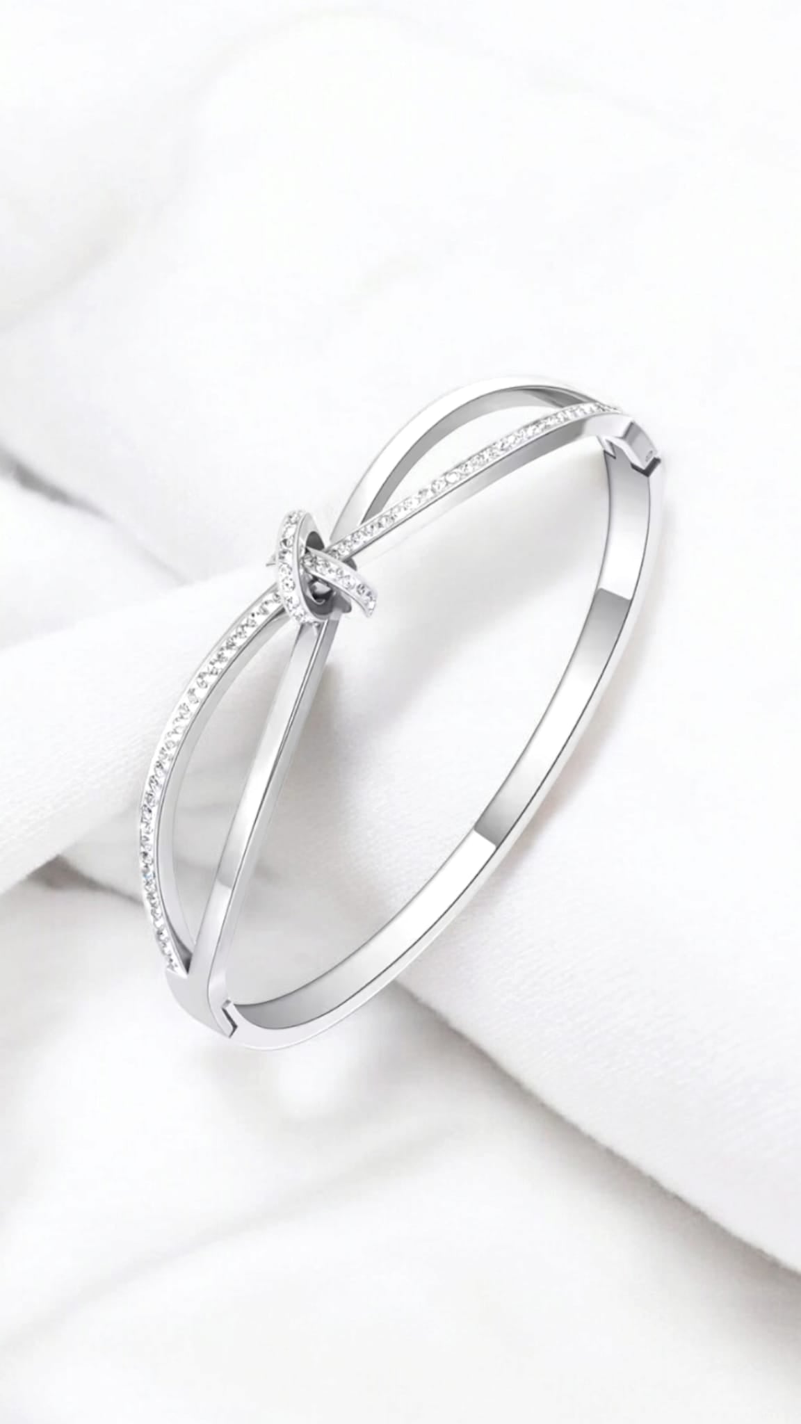 Knot Bangle Bracelet For Women