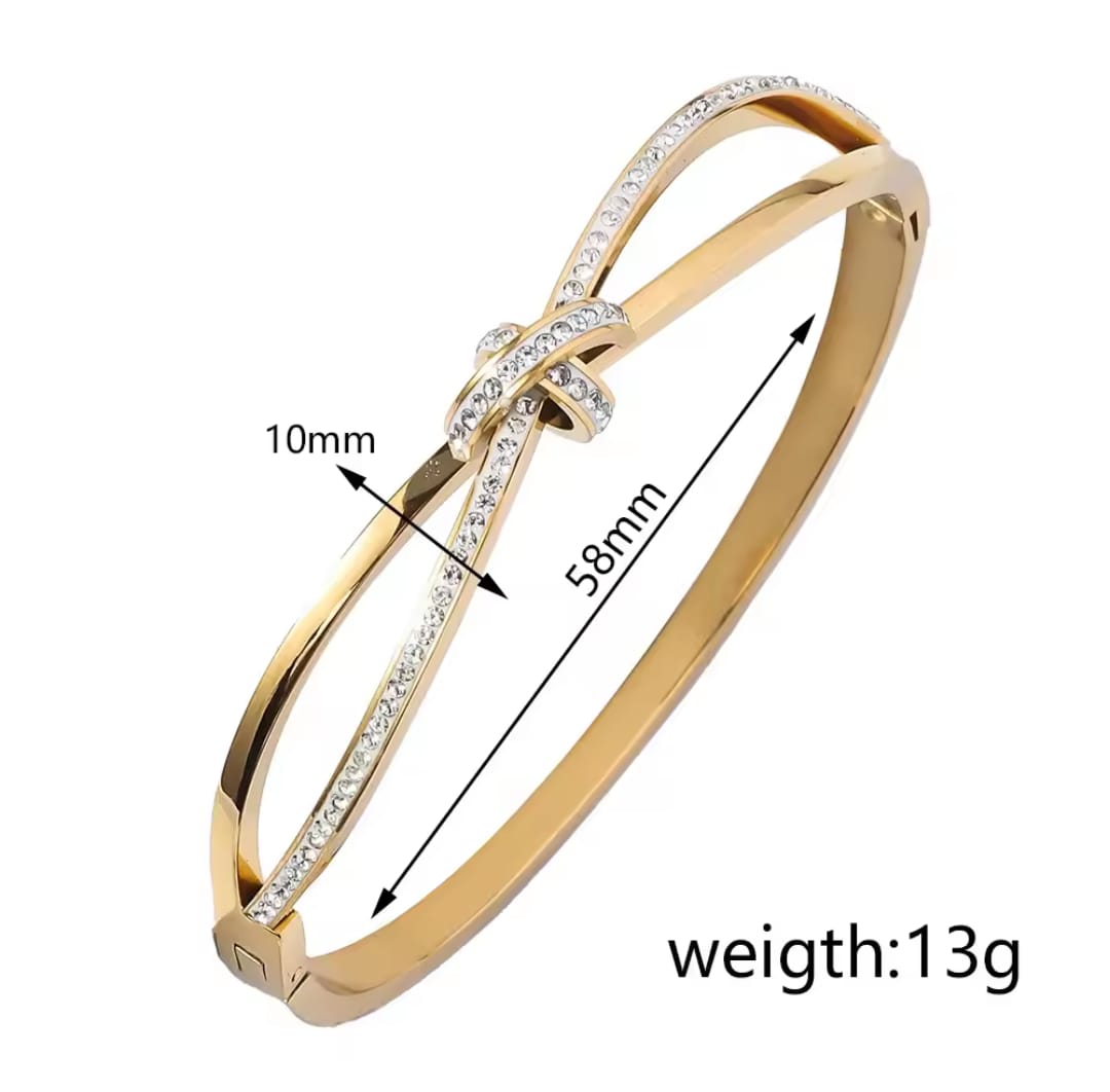 Knot Bangle Bracelet For Women