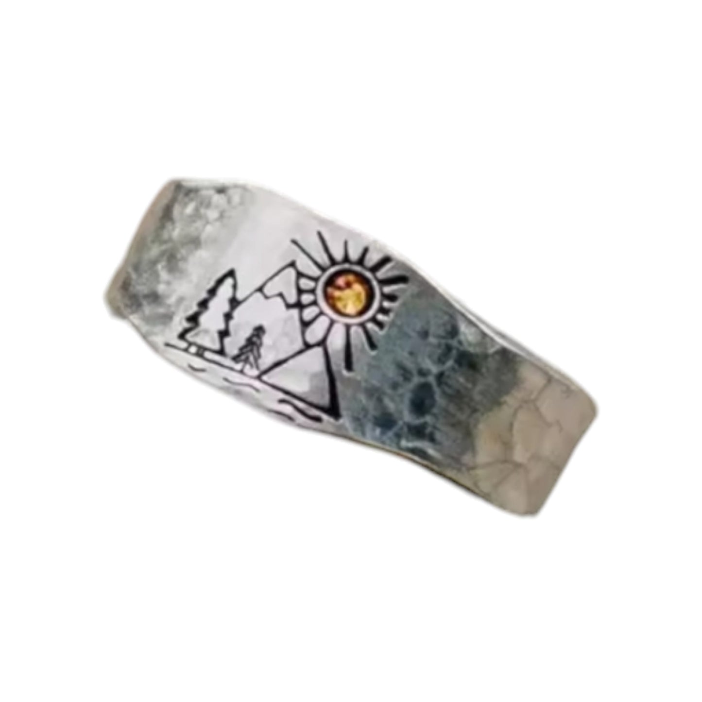 Sunrise Vintage Ring For Unisex