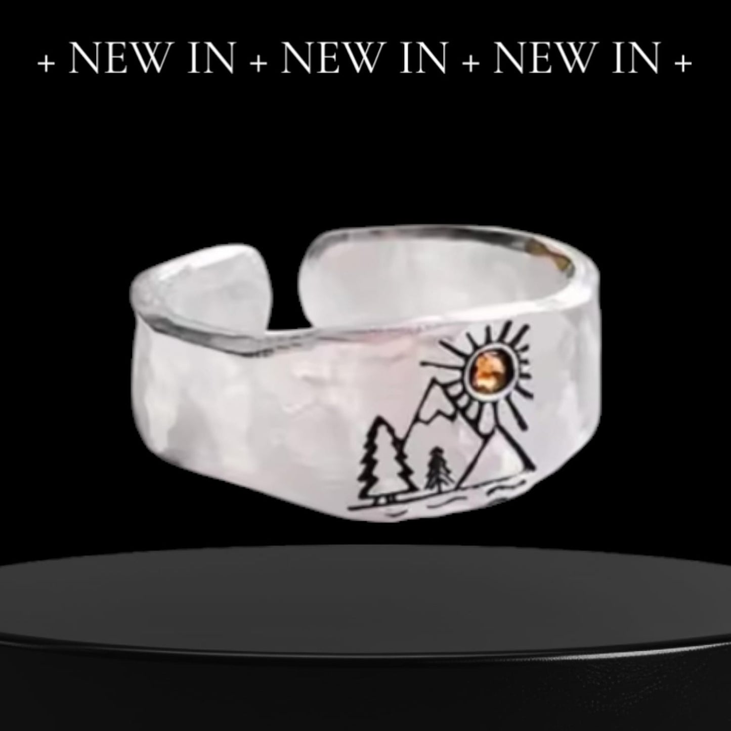 Sunrise Vintage Ring For Unisex