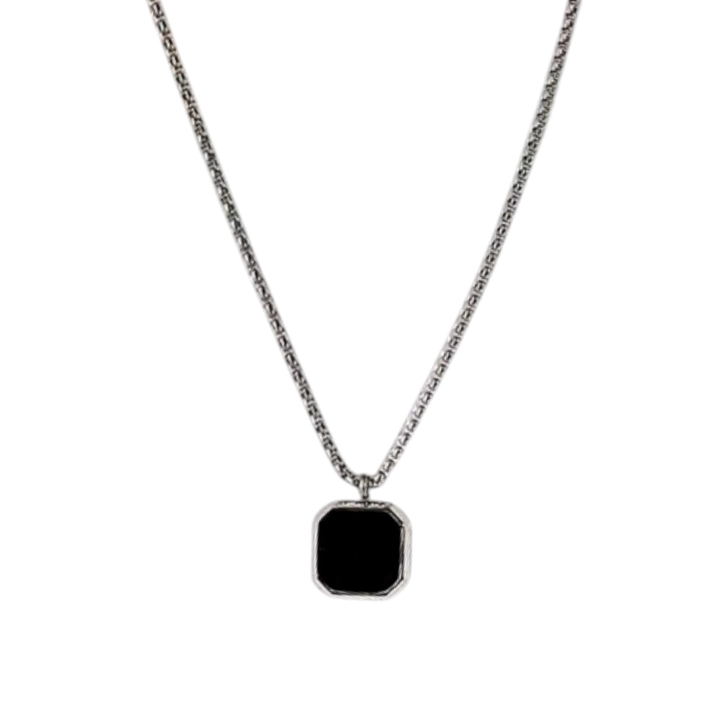 Square Pendant Necklace For Men