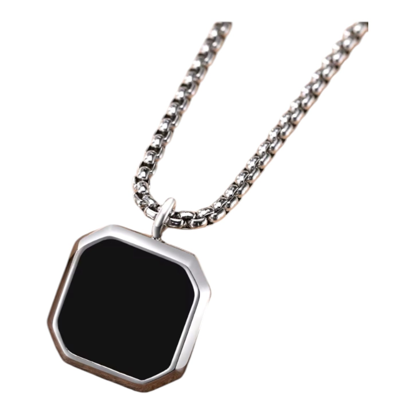 Square Pendant Necklace For Men