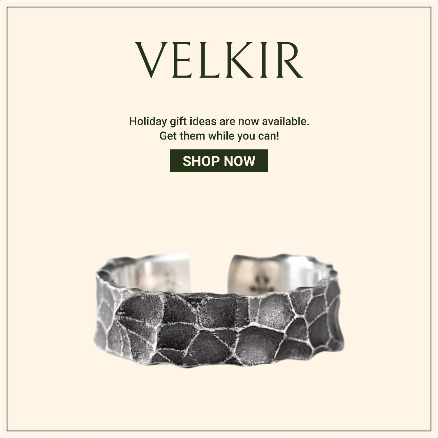 Cracked Ring For Men