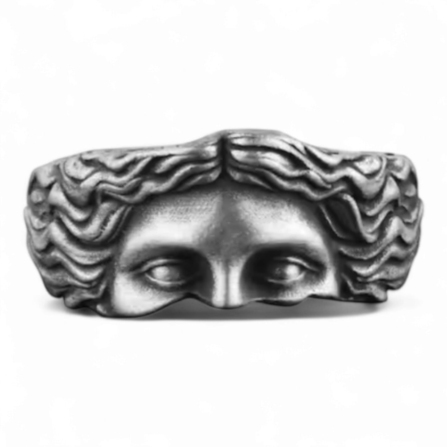 Cropped Face Ring For Unisex