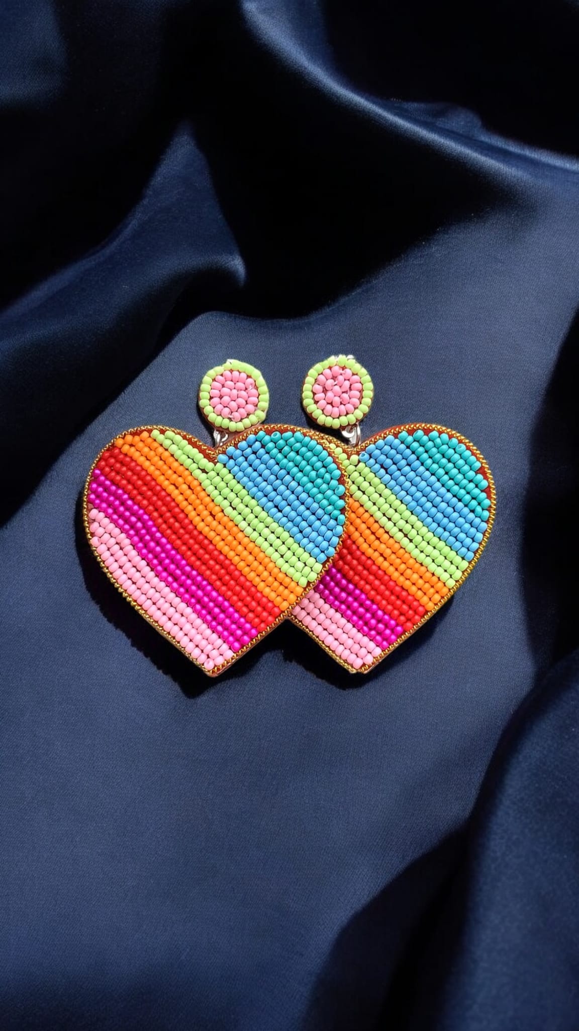 Handmade Heart Earrings For Women