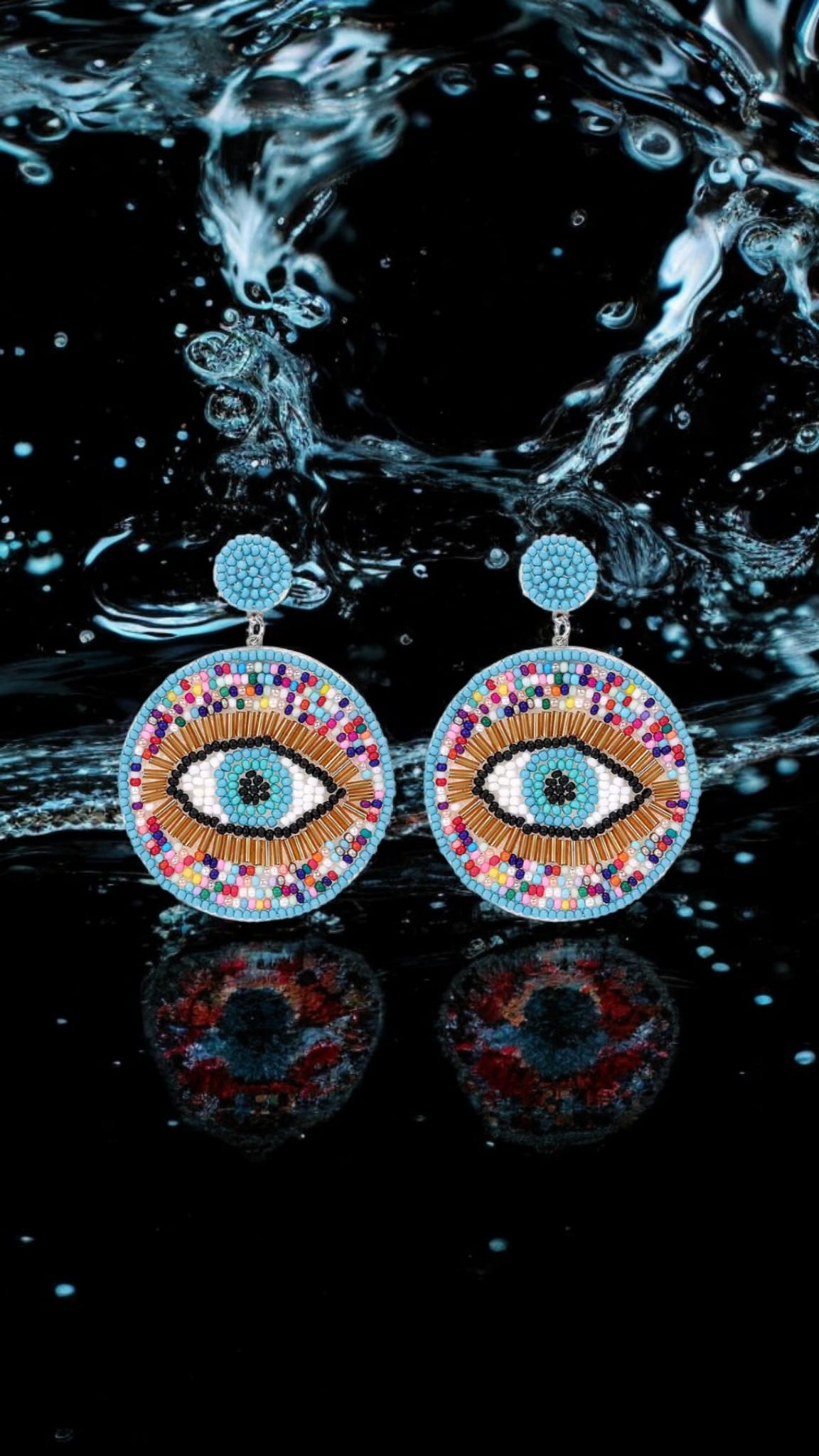 Handmade Eye Earrings For Women