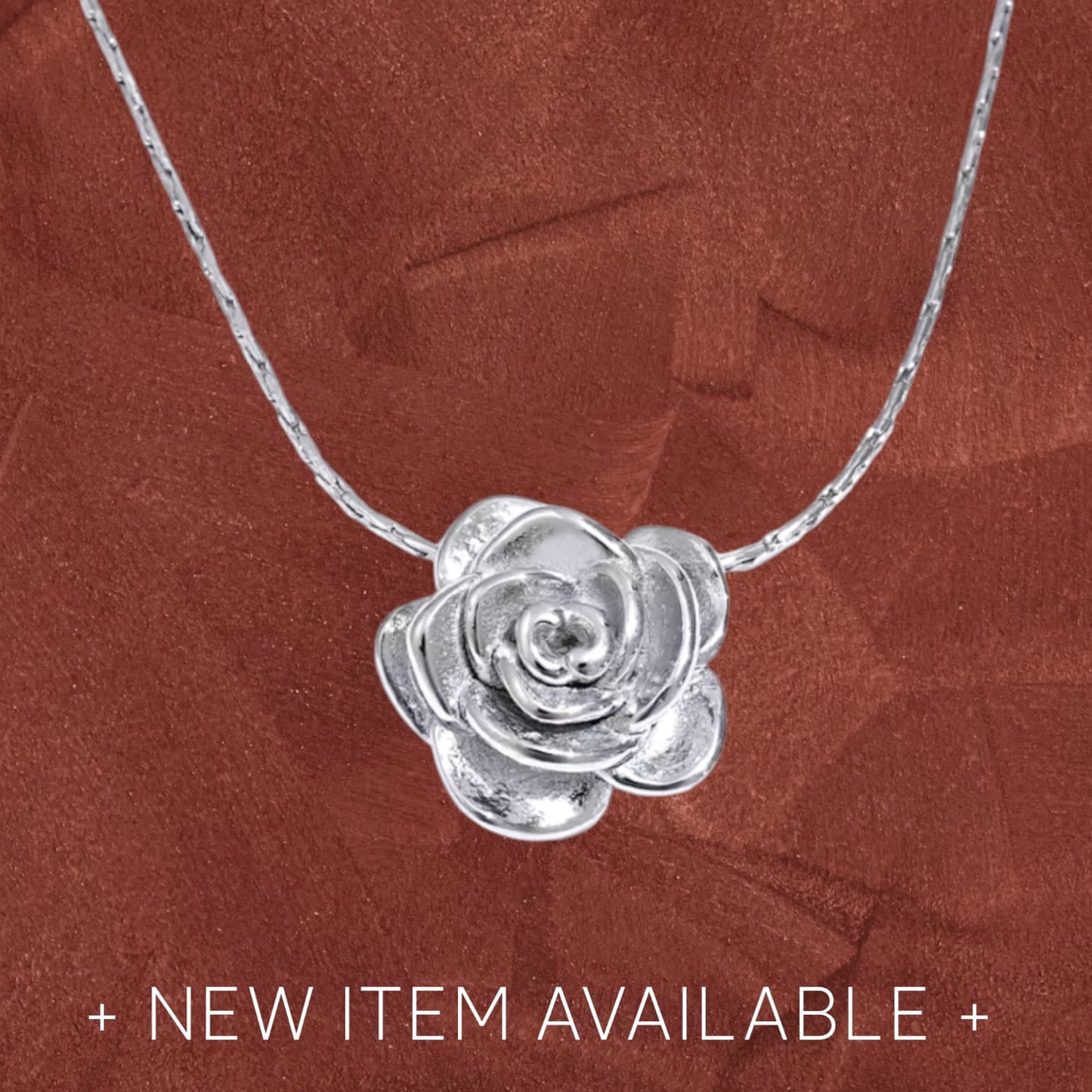 Rose Pendant Necklace For Women