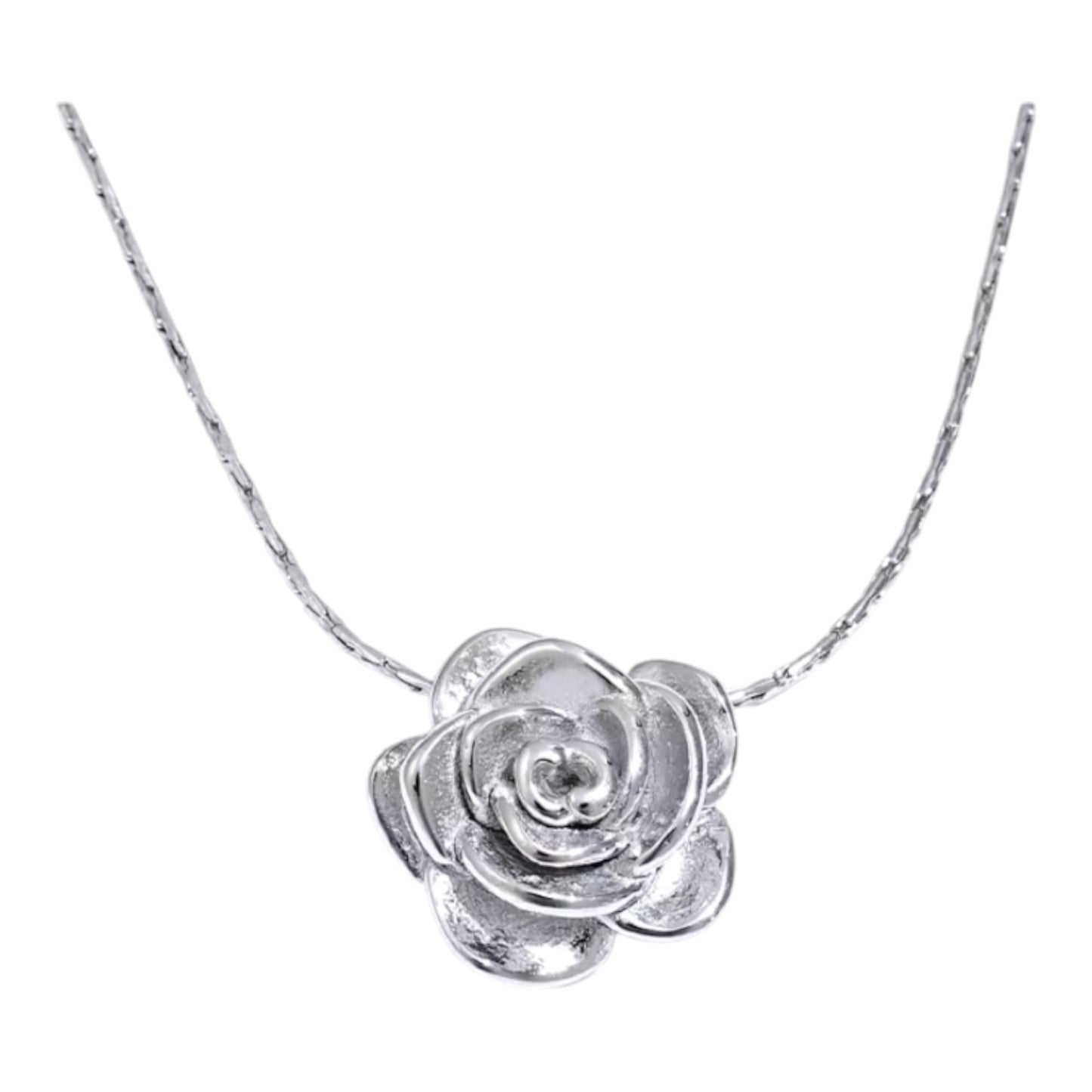 Rose Pendant Necklace For Women