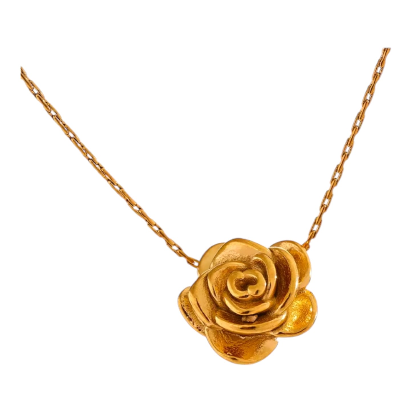 Rose Pendant Necklace For Women