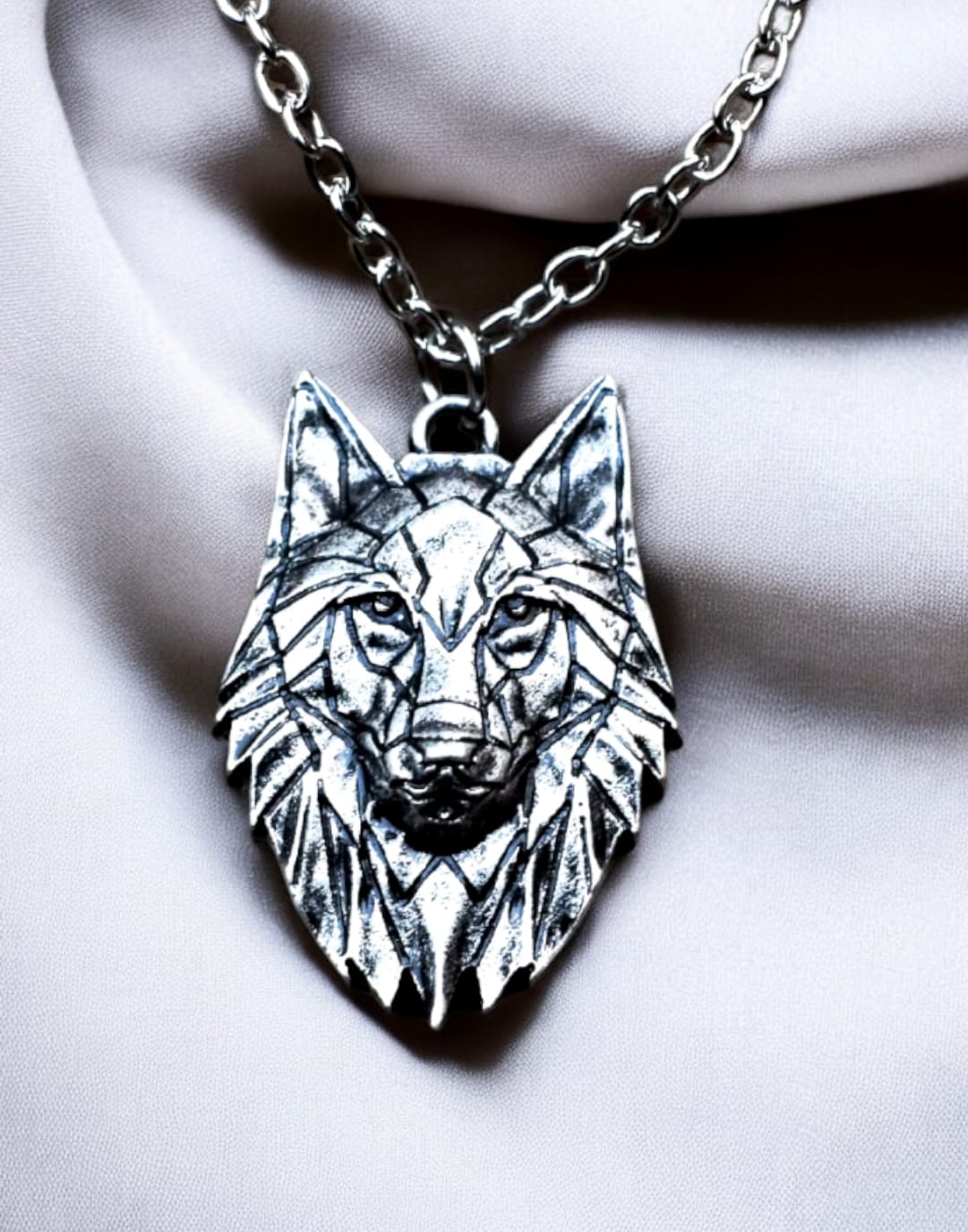 Wolf Pendant Necklace For Men