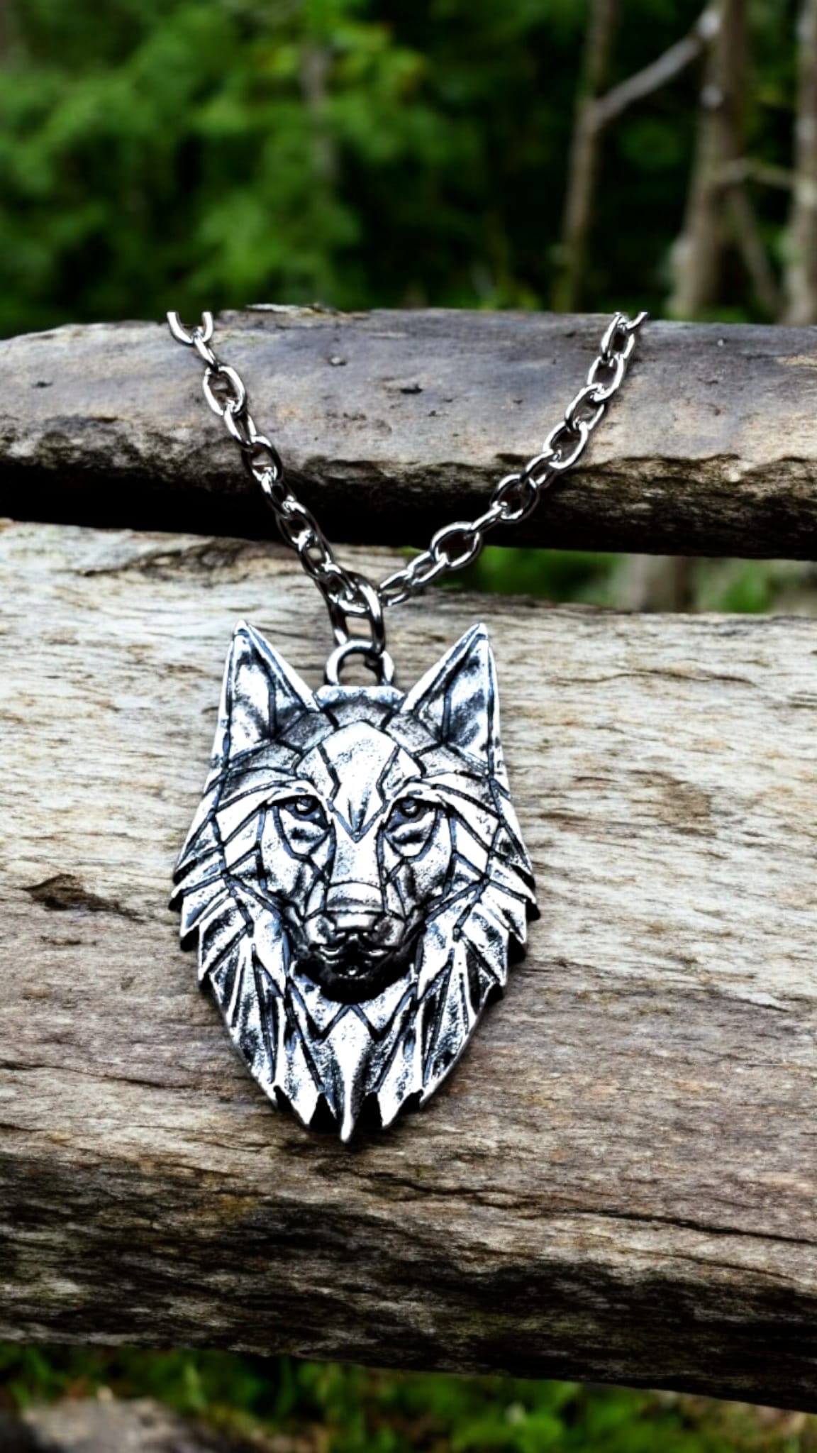 Wolf Pendant Necklace For Men