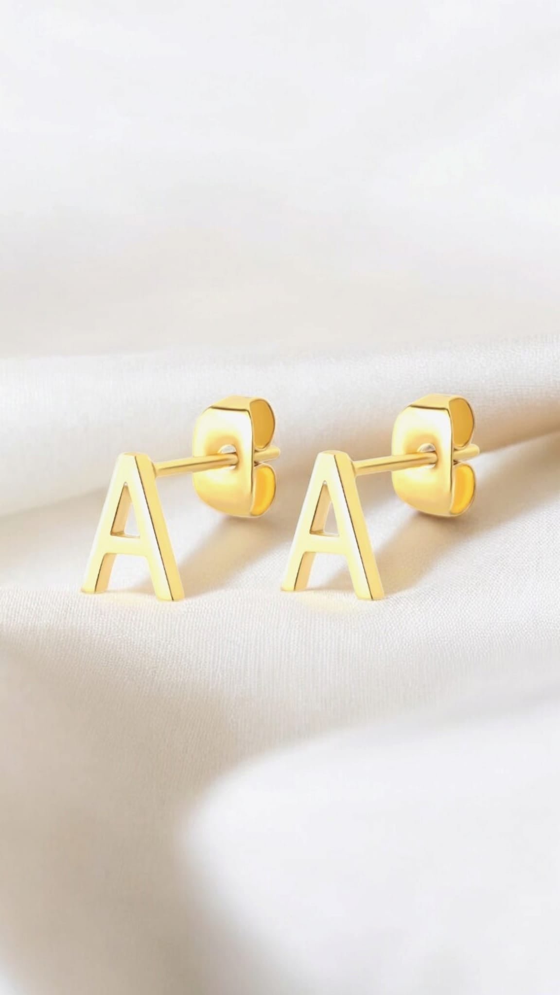 Initial Earrings For Women