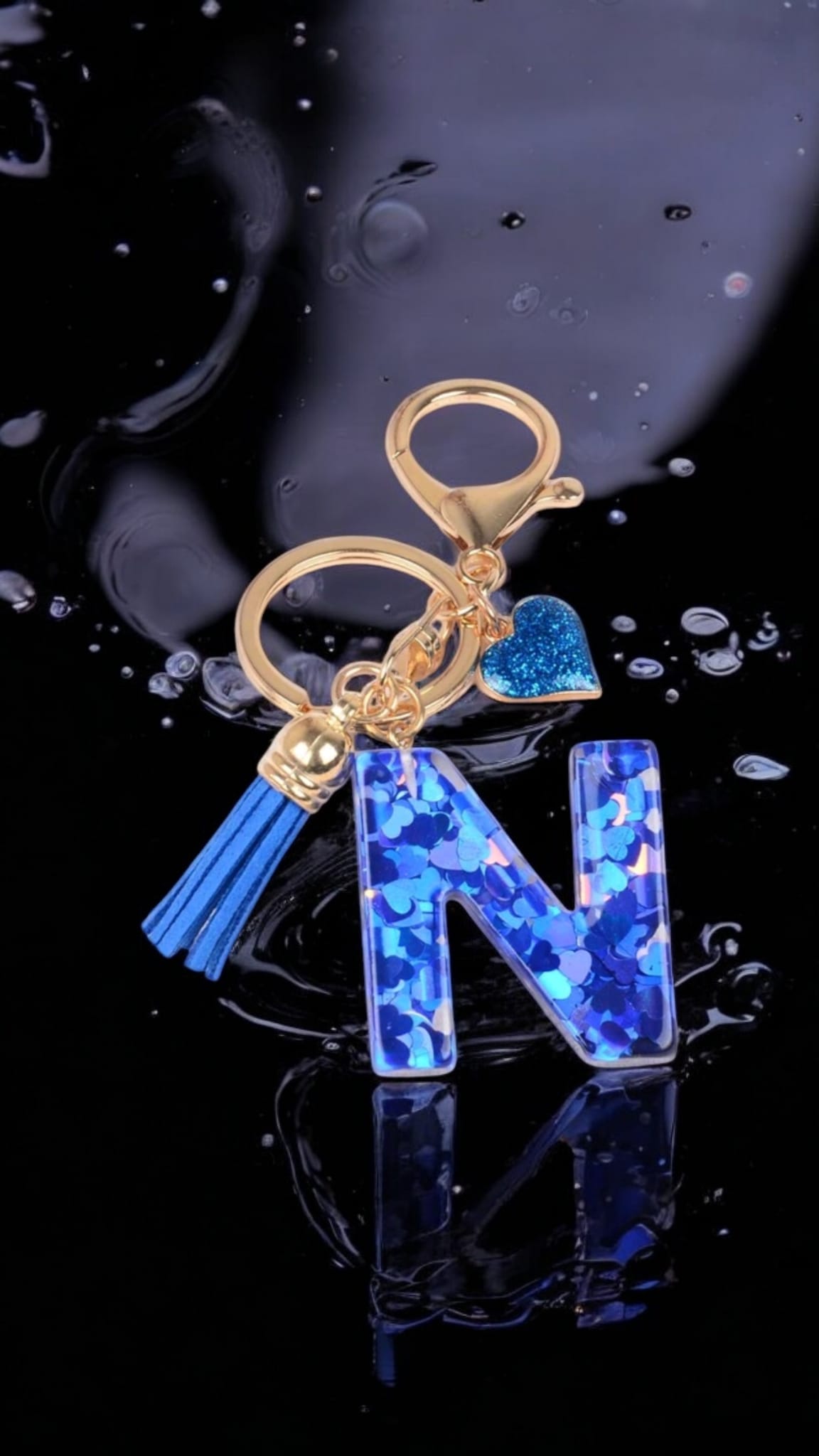 Initials Keychain