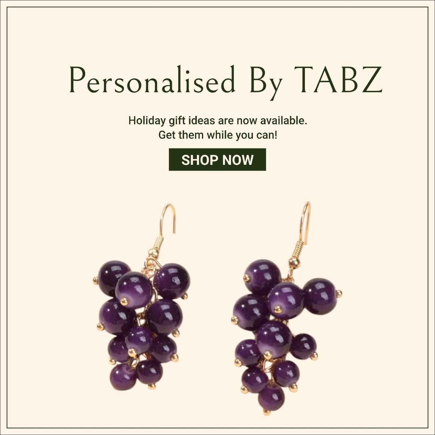 Grape Earrings For Women