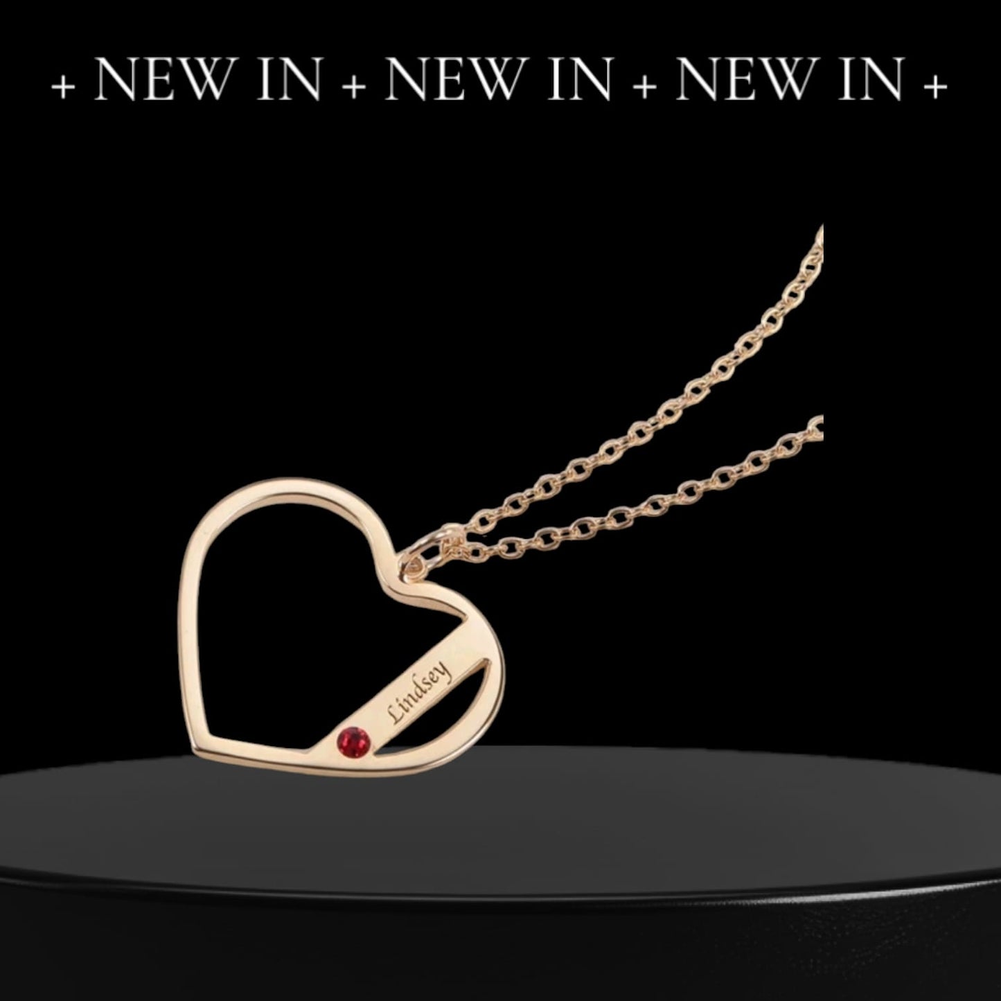 Personalised Heart Pendant Necklace For Women