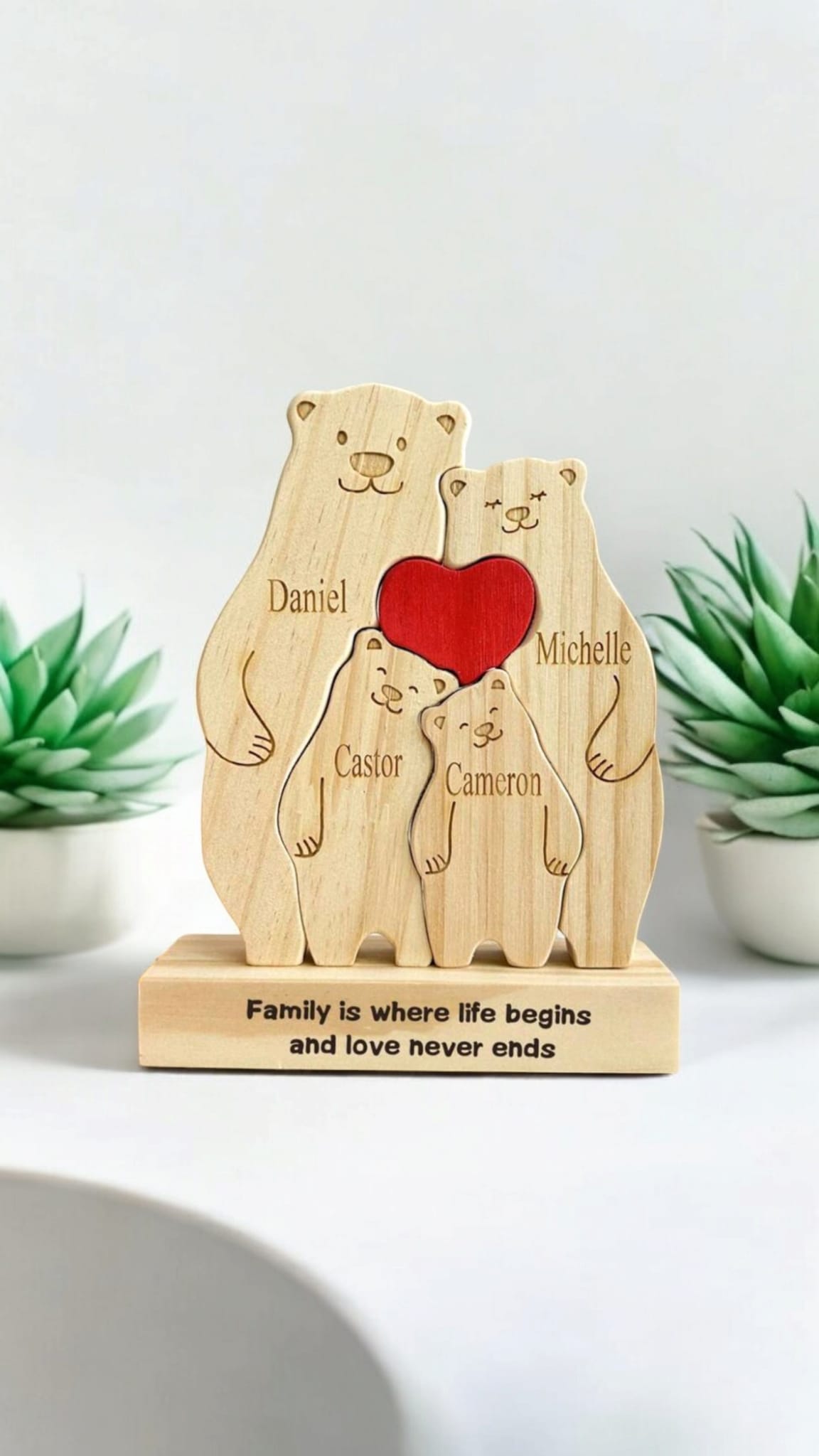 Personalized Bear Family