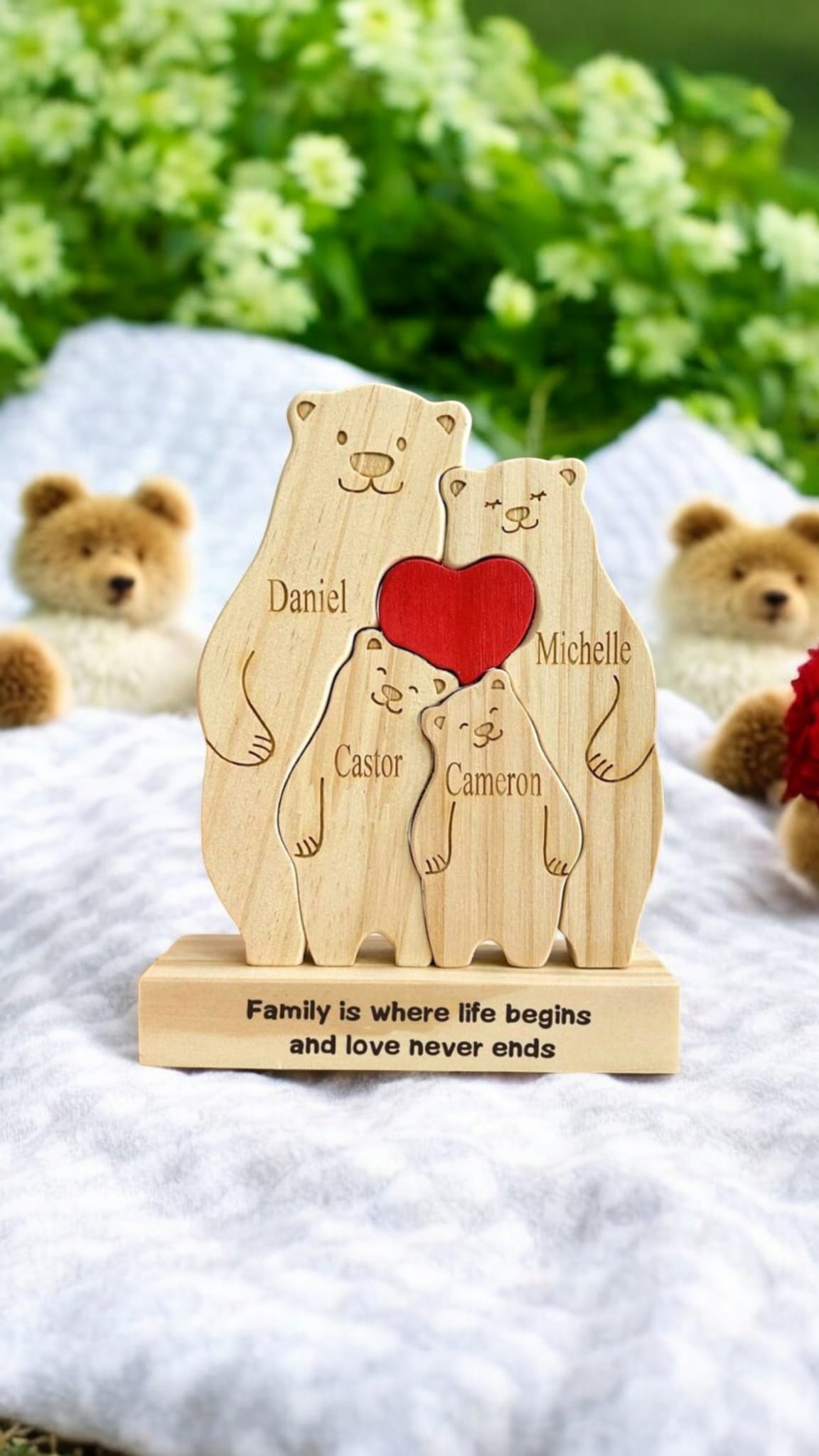 Personalized Bear Family