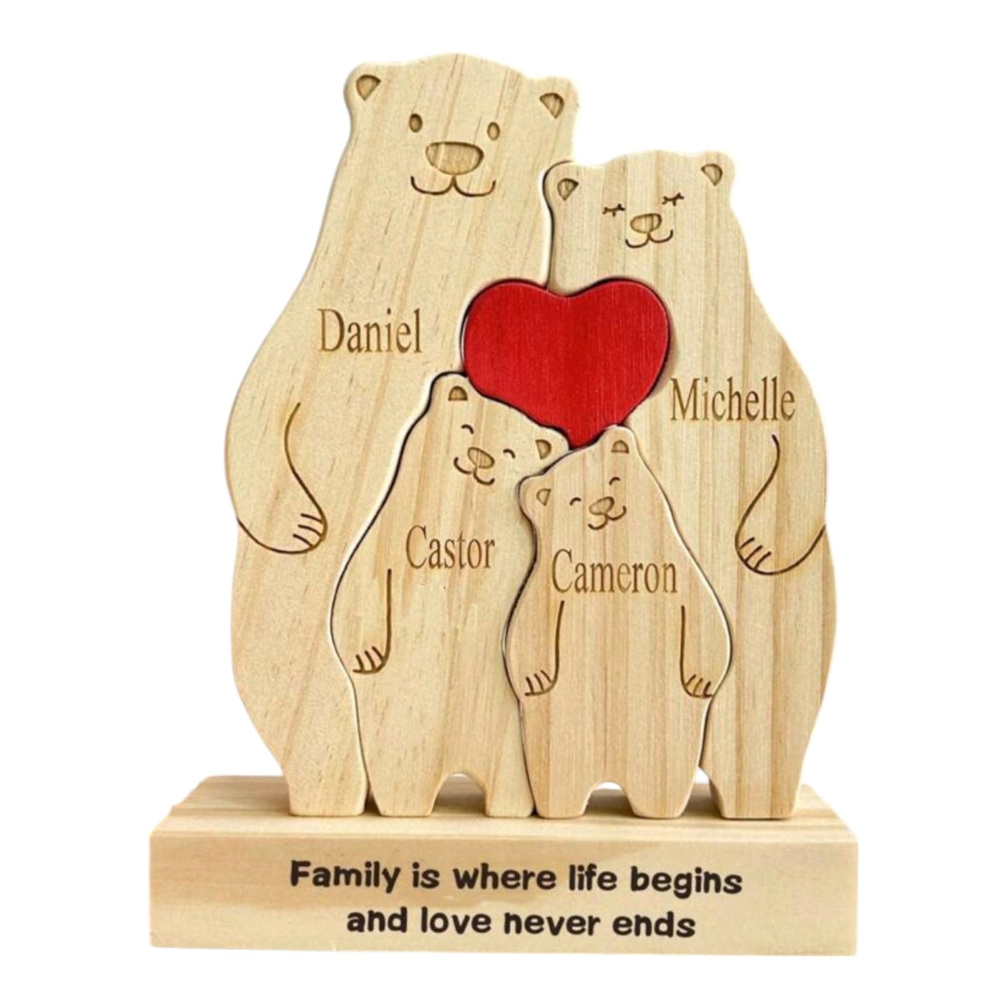 Personalized Bear Family