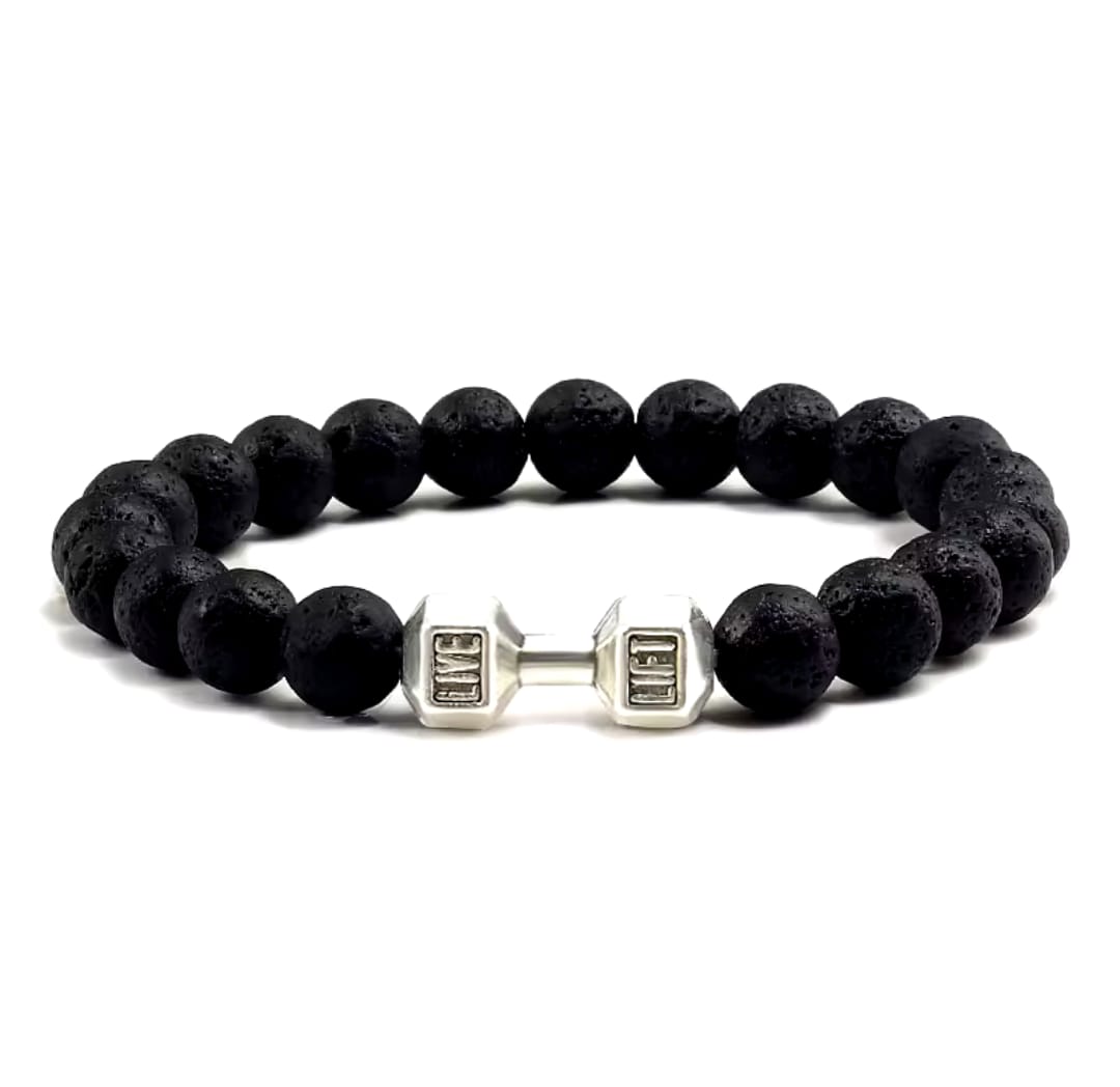 Dumbbell Bracelet Lava for men